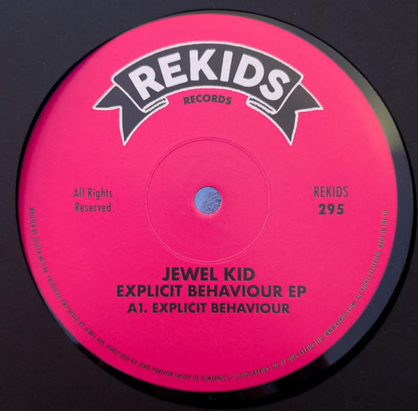 Jewel Kid — Explicit Behaviour EP