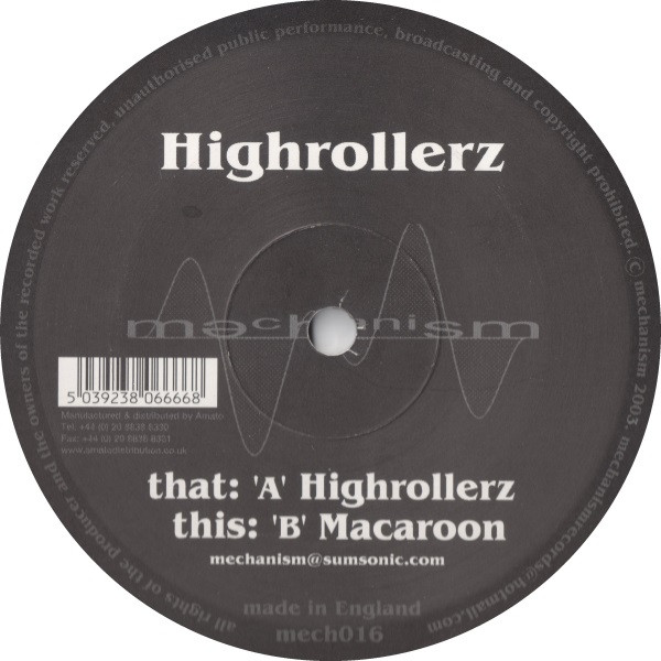 Highrollerz — Highrollerz / Macaroon
