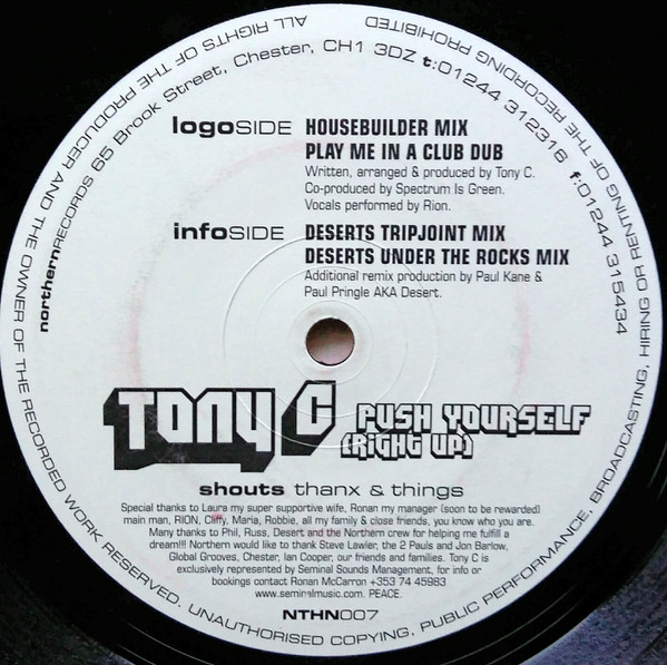 Tony C — Push Yourself (Right Up)