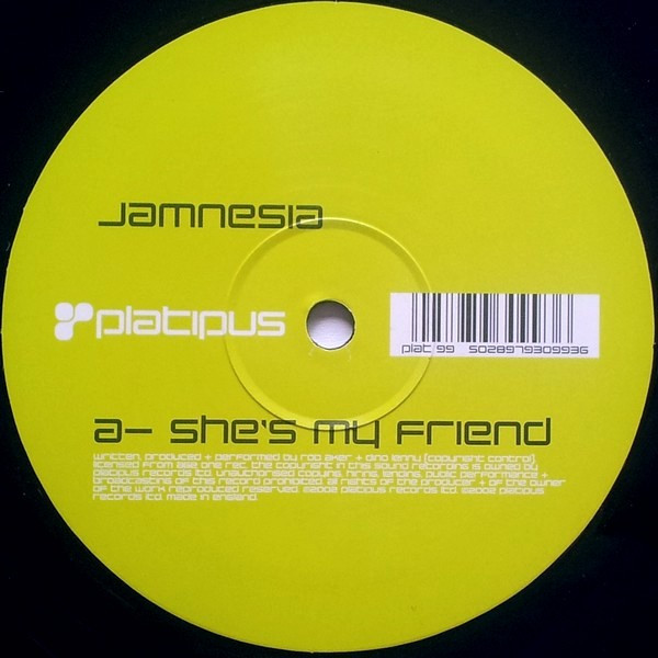 Jamnesia — She's My Friend / Get Busy