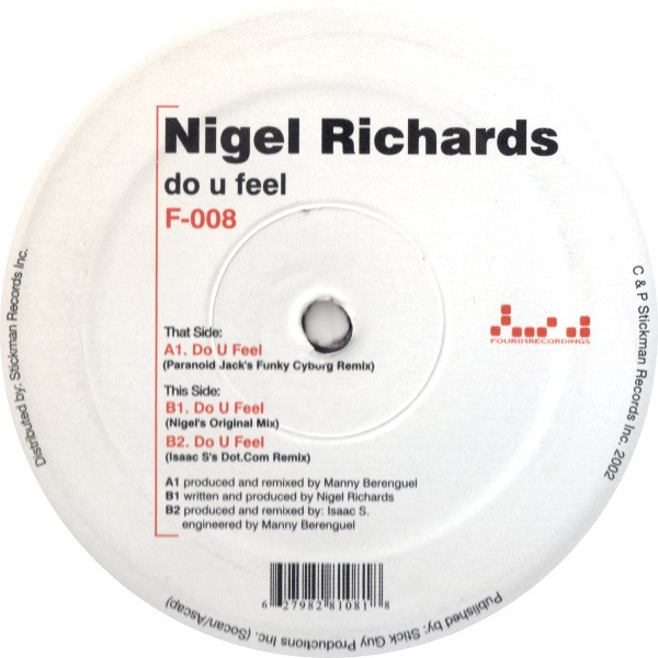 Nigel Richards — Do U Feel