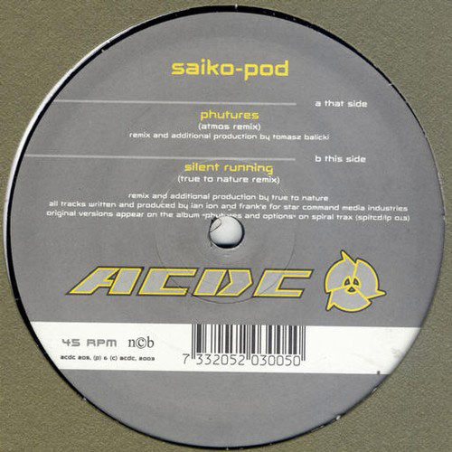 Saiko-Pod — Phutures / Silent Running (Remixes)