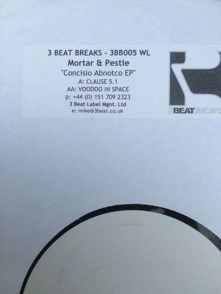 Mortar & Pestle — Concisio Abnotco EP