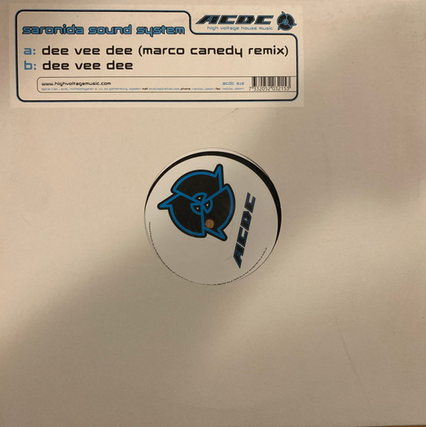 Saronida Sound System — Dee Vee Dee