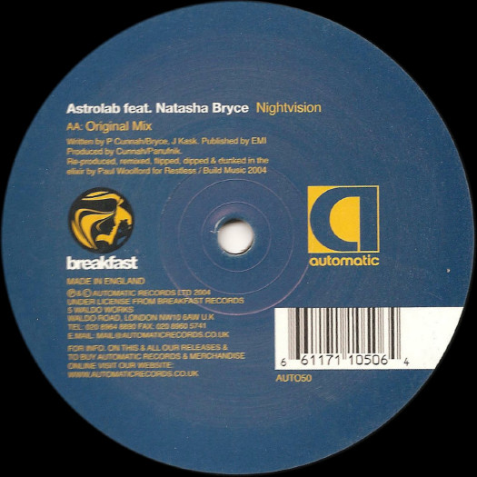 Astrolab Feat. Natasha Bryce — Nightvision