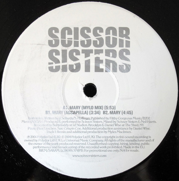 Scissor Sisters — Mary
