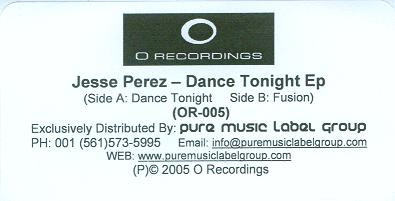 Jesse Perez — Dance Tonight EP