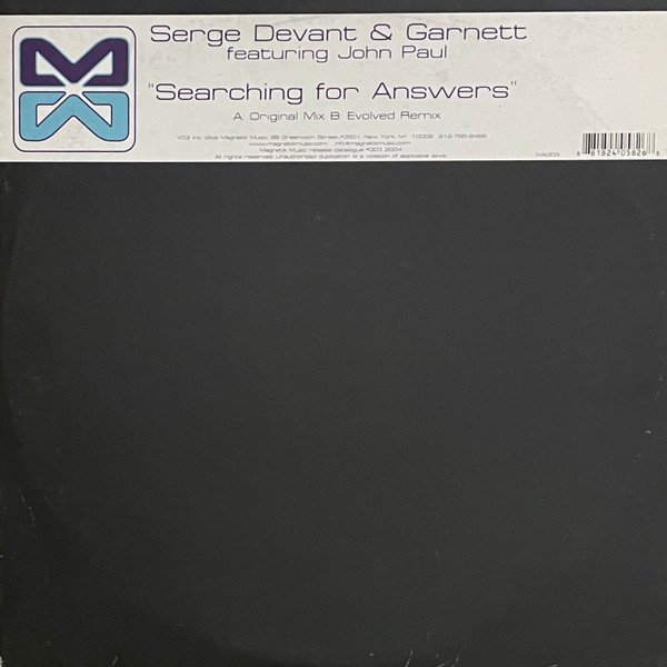 Serge Devant & Garnett — Searching For Answers