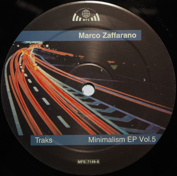 Marco Zaffarano — Minimalism EP Vol. 5 - Traks