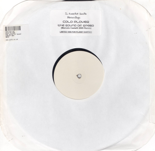 Cold Player — The Sound Of Speed (Marcelo Castelli 2005 Remix)