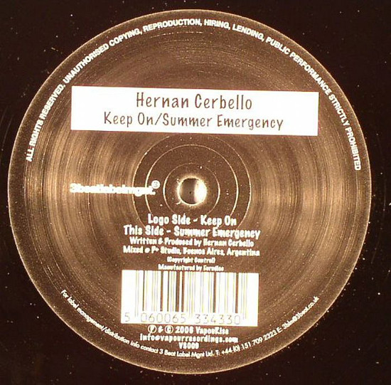 Hernan Cerbello — Keep On / Summer Emergency