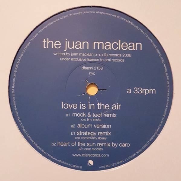 The Juan MacLean — Love Is In The Air