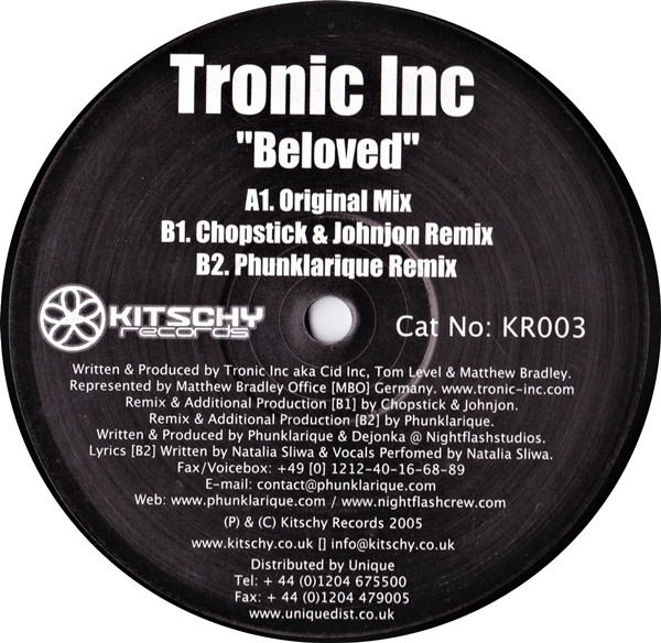 Tronic Inc. — Beloved