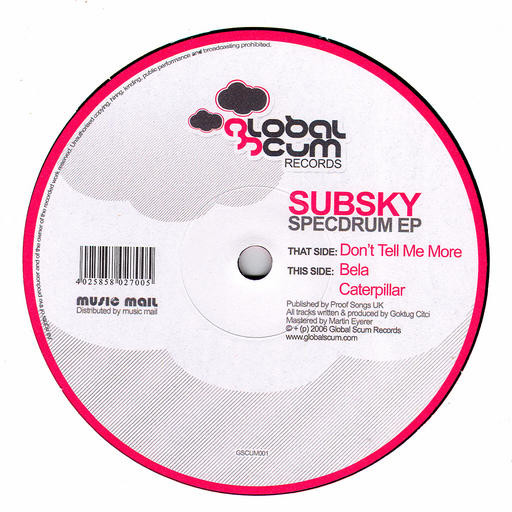 Subsky — Specdrum EP