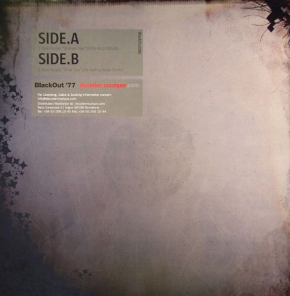 2 Rare People — Naked Body (Remixes Part 1)
