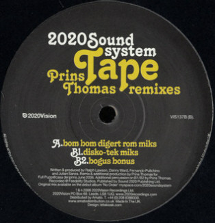 2020 Soundsystem — Tape (Prins Thomas Remixes)