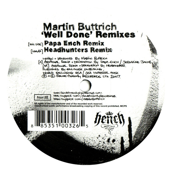 Martin Buttrich — Well Done Remixes