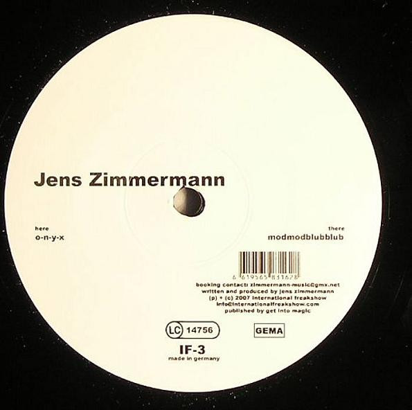Jens Zimmermann — Modmodblubblub / O-n-y-x