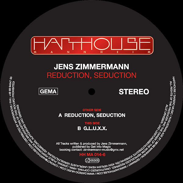 Jens Zimmermann — Reduction, Seduction