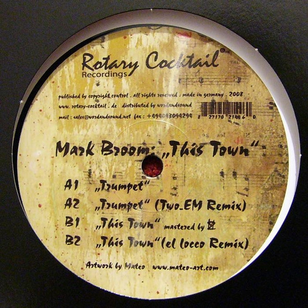 Mark Broom — This Town EP