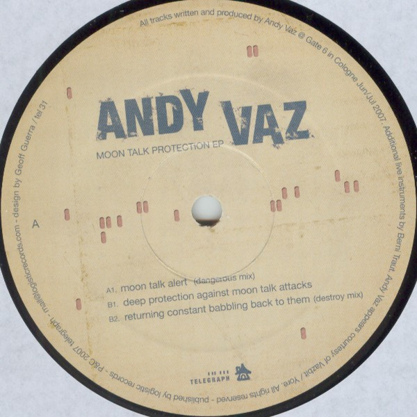 Andy Vaz — Moon Talk Protection EP