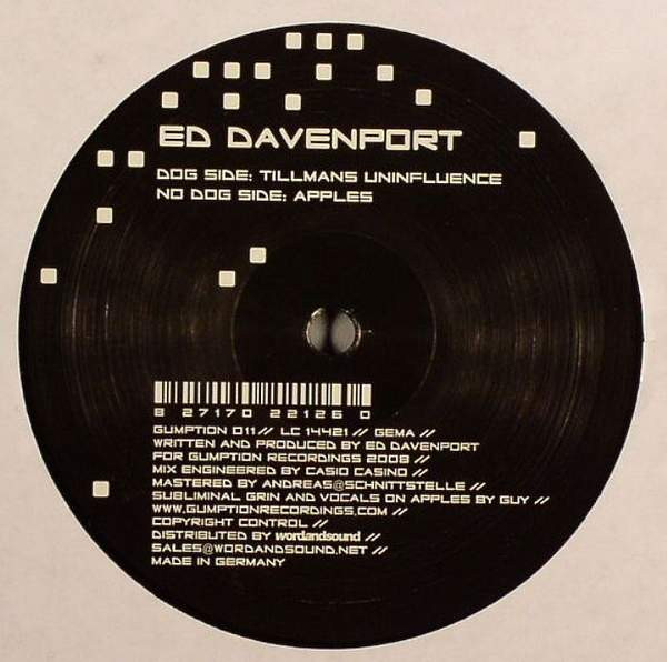 Ed Davenport — Tillmans Uninfluence / Apples