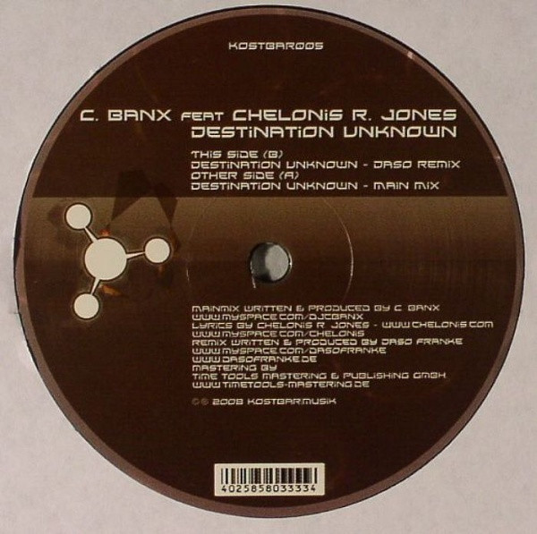 C. Banx Feat. Chelonis R. Jones — Destination Unknown