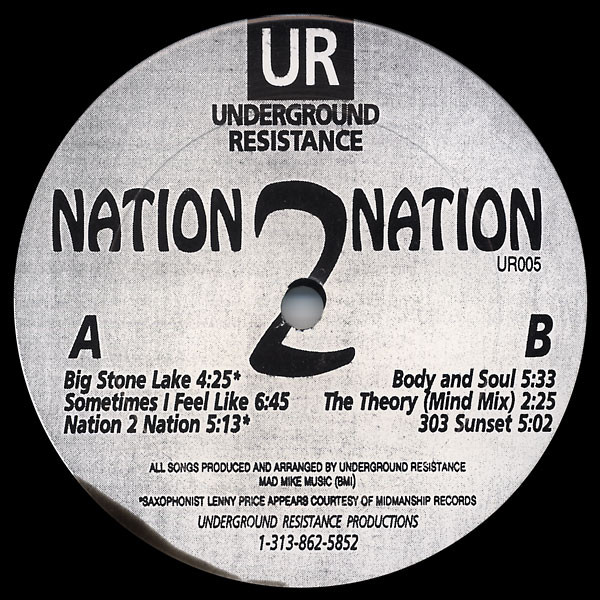 Underground Resistance — Nation 2 Nation