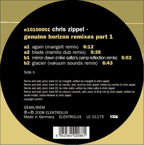 Chris Zippel — Genuine Horizon Remixes Part 1