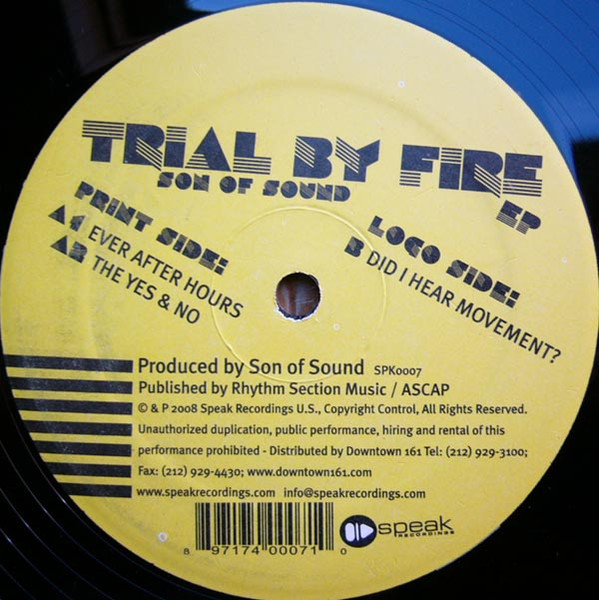 Son Of Sound — Trial By Fire EP