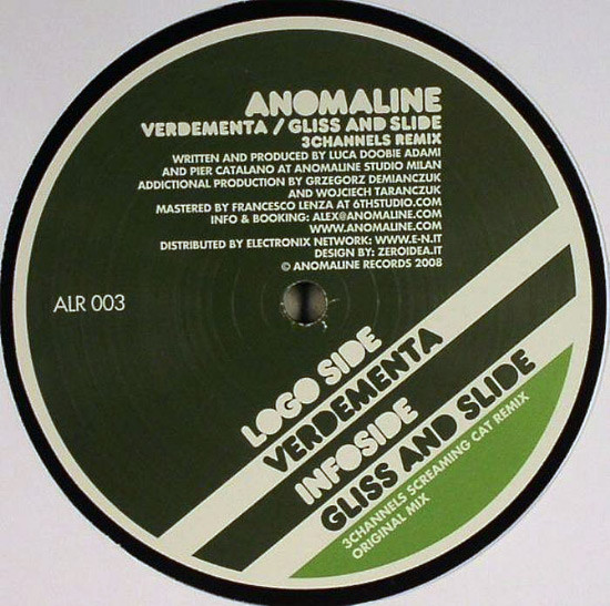 Anomaline — Verdementa / Gliss And Slide