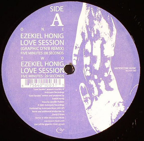 Ezekiel Honig / Graphic — Love Session / 1000 Remix EP