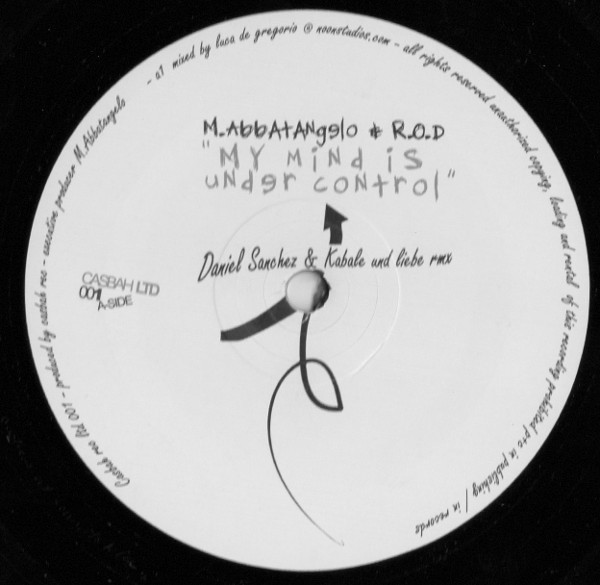 M.Abbatangelo , R.O.D — My Mind Is Under Control