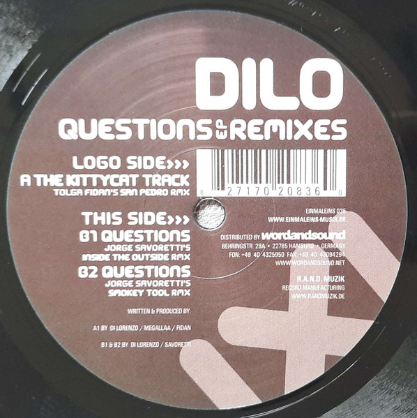 Dilo — Questions EP Remixes