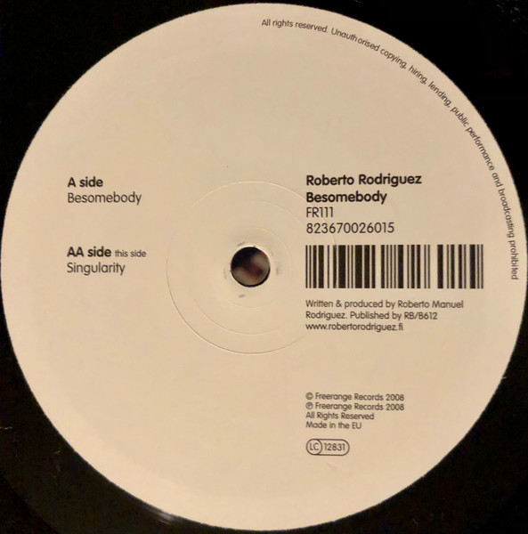Roberto Rodriguez — Besomebody / Singularity