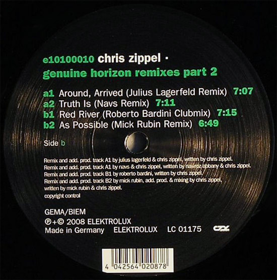 Chris Zippel — Genuine Horizon Remixes Part 2