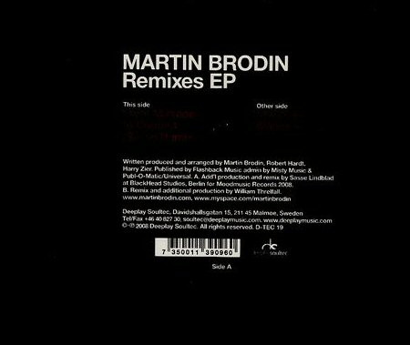 Martin Brodin — Remixes EP