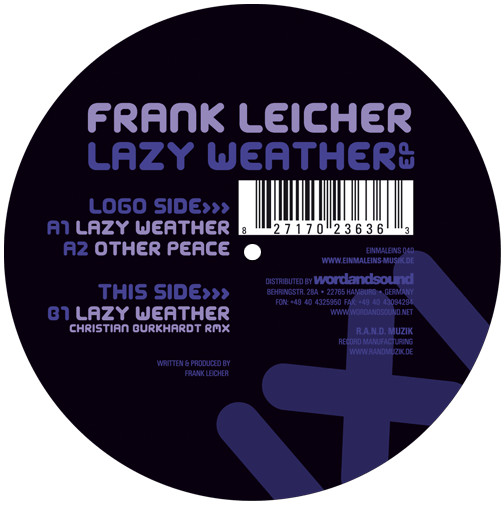 Frank Leicher — Lazy Weather EP