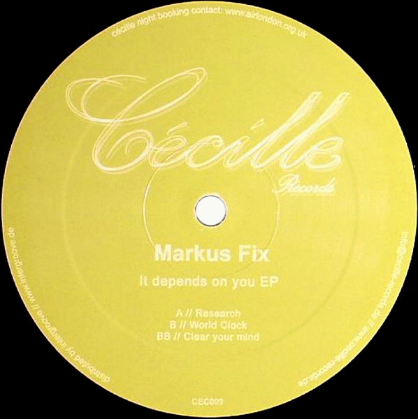 Markus Fix — It Depends On You EP