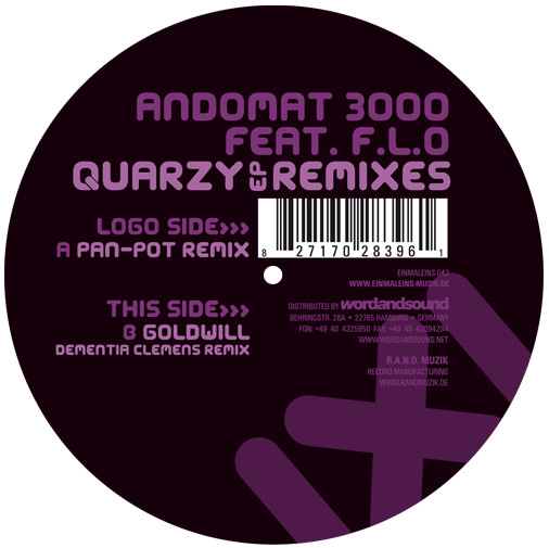 Andomat 3000 Feat. F.L.O — Quarzy E.P. Remixes