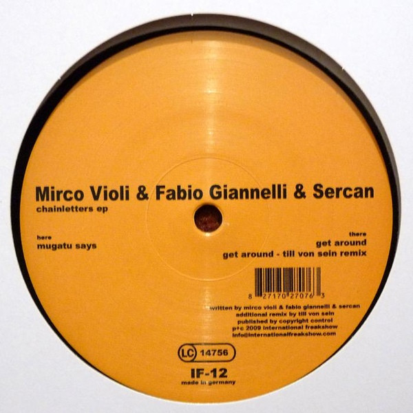 Mirco Violi & Fabio Giannelli & Sercan — Chainletters EP