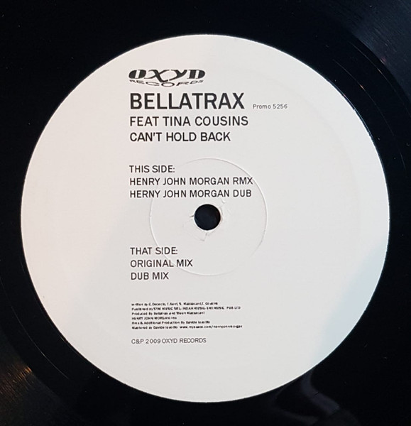 Bellatrax Feat Tina Cousins — Can't Hold Back