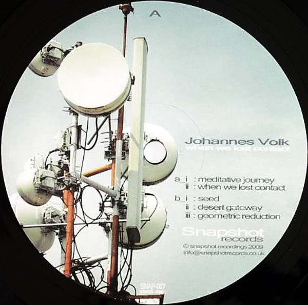 Johannes Volk — When We Lost Contact