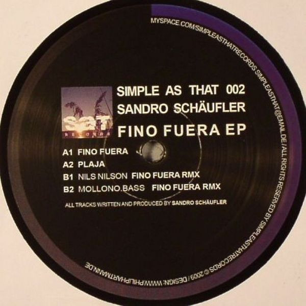 Sandro Schäufler — Fino Fuera EP