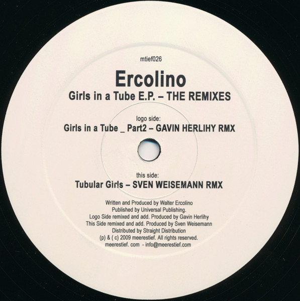 Ercolino — Girls In A Tube E.P. - The Remixes