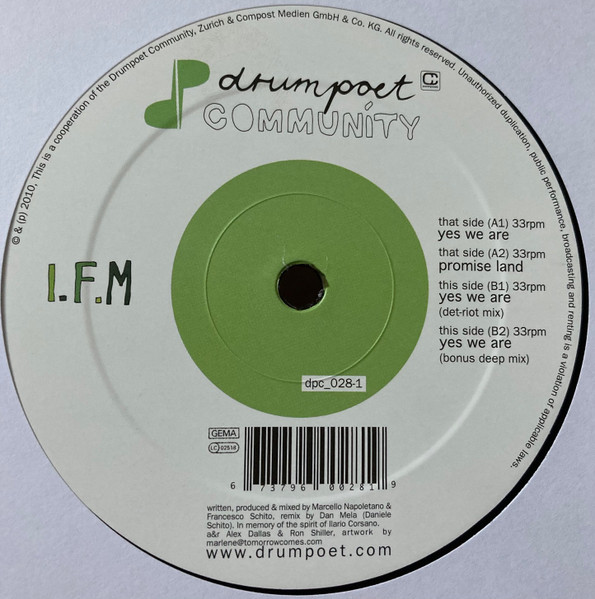 I.F.M. — Yes We Are EP
