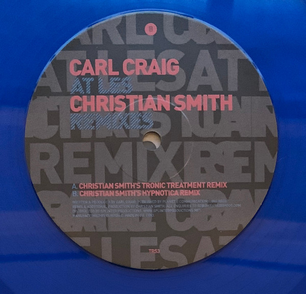 Carl Craig — At Les (Christian Smith Remixes)