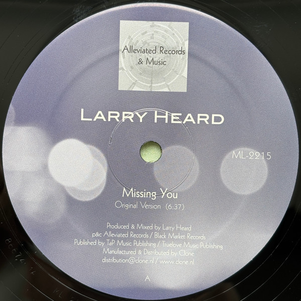 Larry Heard — Missing You