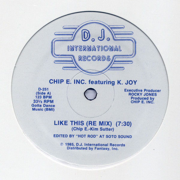 Chip E. Inc. Featuring K. Joy — Like This