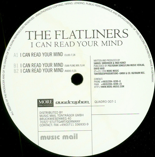 The Flatliners — I Can Read Your Mind